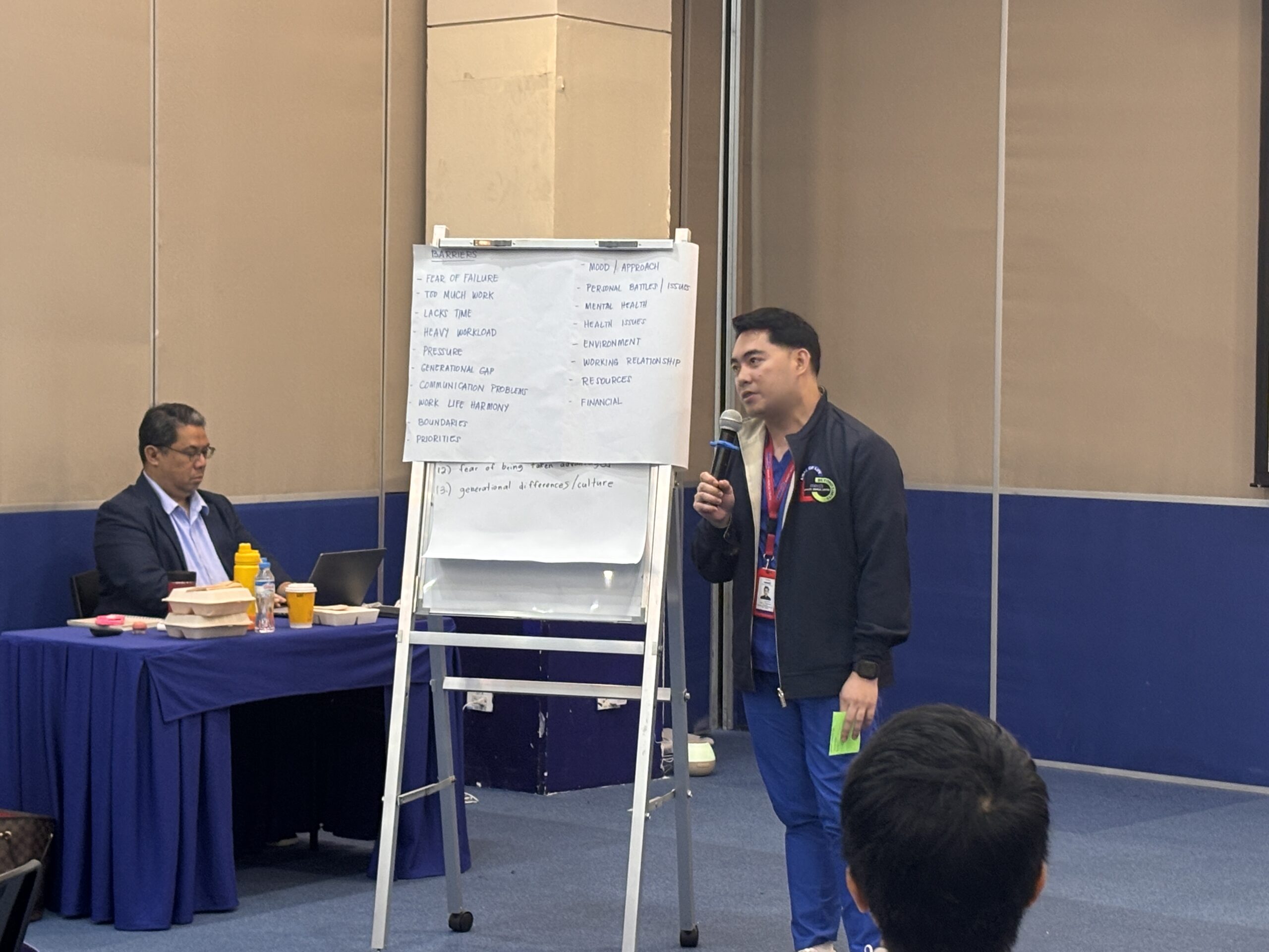 Collaborative learning activity designed by TrainStation to foster community connection and shared growth.