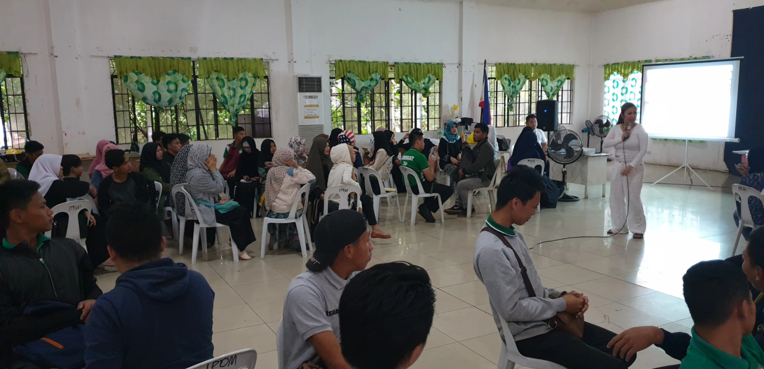 TrainStation team distributing relief and rebuilding supplies to families affected by the Marawi siege.