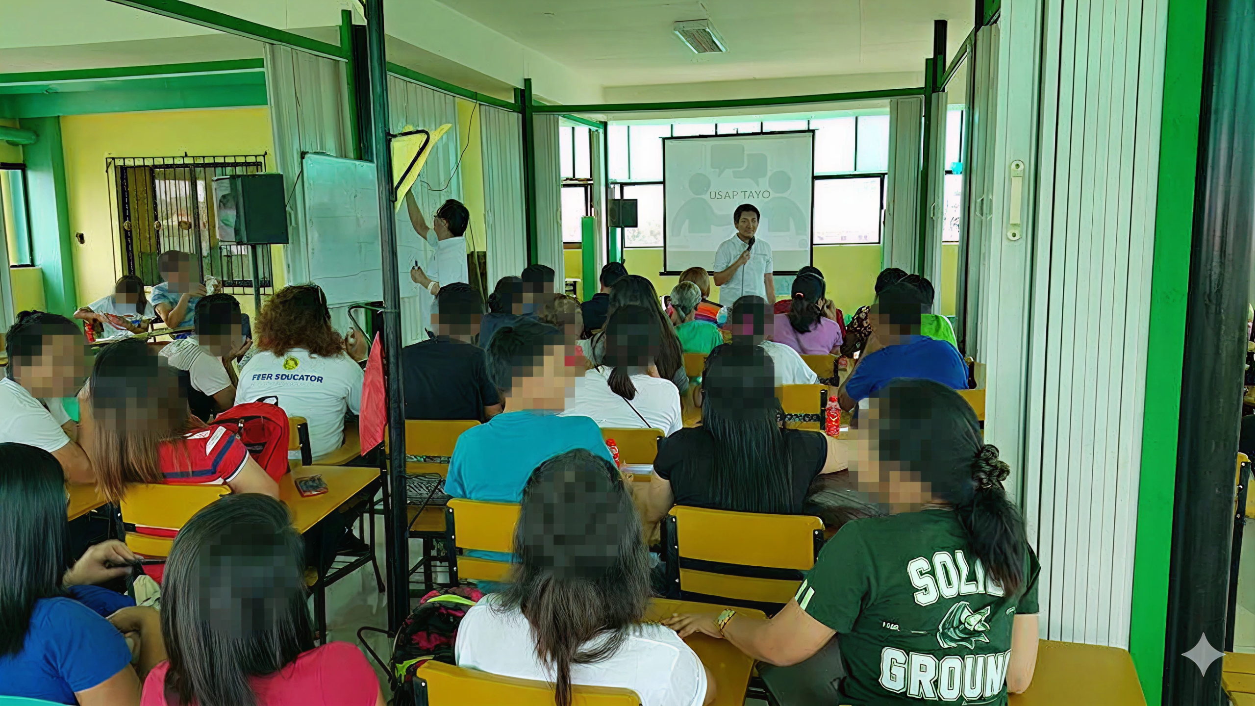 Workplace implementation of 'Usap Tayo' systems, creating sustainable mental health support for employees.
