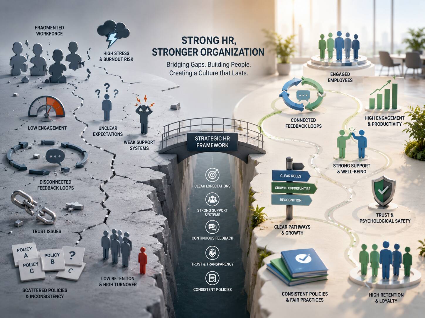 How HR Gaps Affect Employee Retention, Engagement, and Organizational Culture
